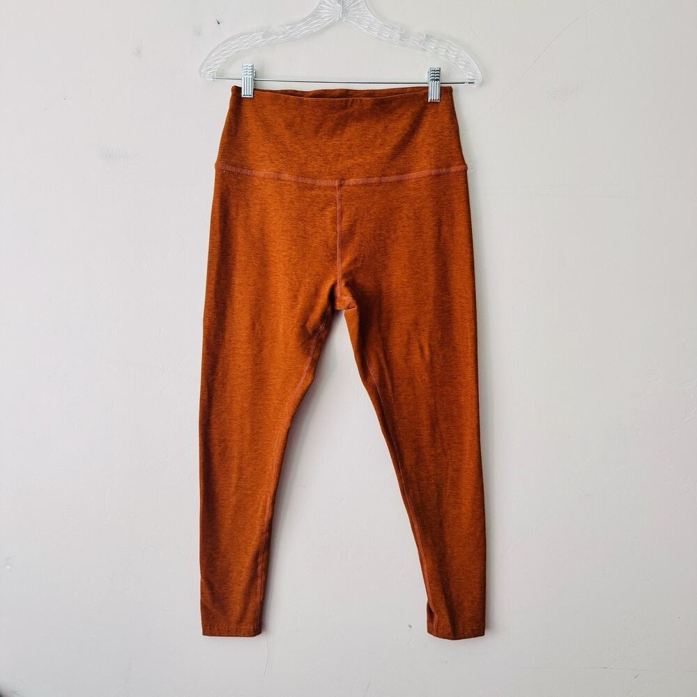 Beyond Yoga Orange Cropped Athletic Yoga Pants Women’s Size XL